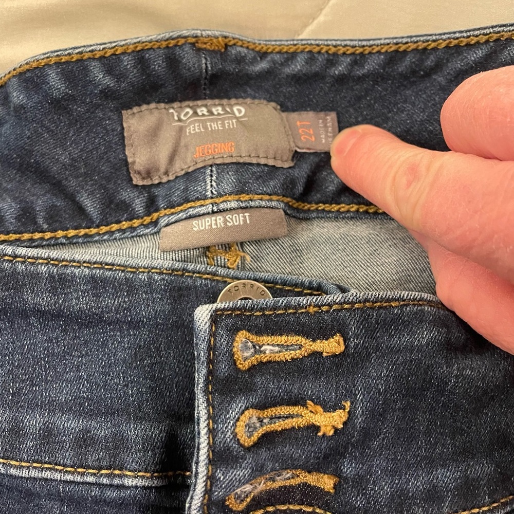 Torrid Jegging Skinny Stretch Jeans 22 Tall